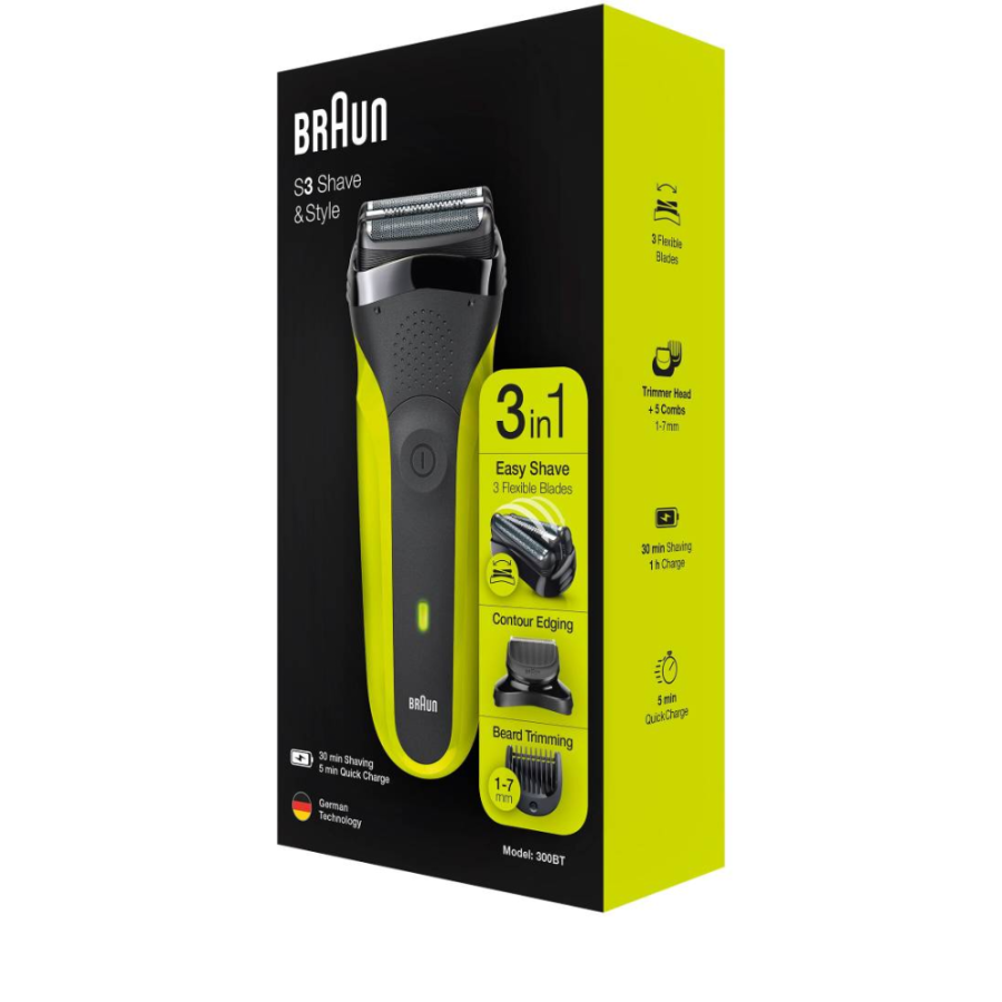 BRAUN APARAT ZA BRIJANJE BR 300 CRNI