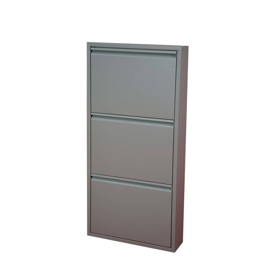 CIPELAR METALNI 3 LADICE SIVI 50X15X103CM