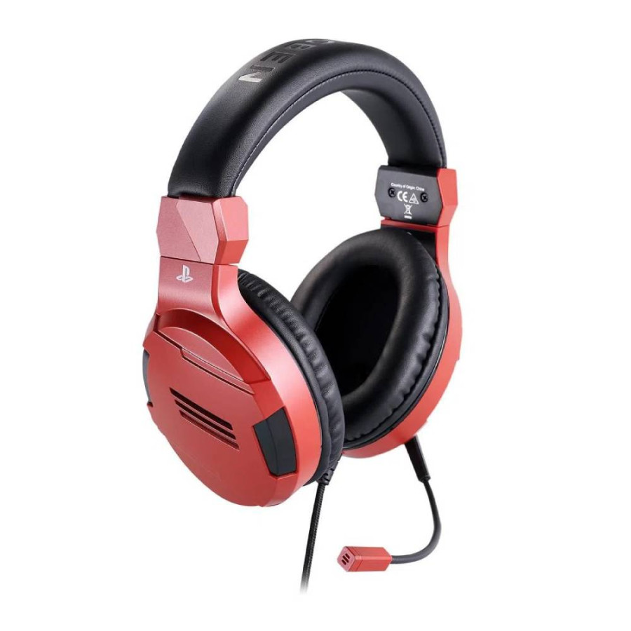 BIGBEN WIRED GAMING SLUŠALICE ZA PS4/PS5/PC V3 CRVENE