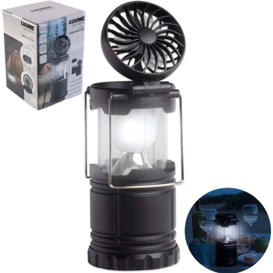 KAMPERSKA LAMPA SA VENTILATOROM LUUME