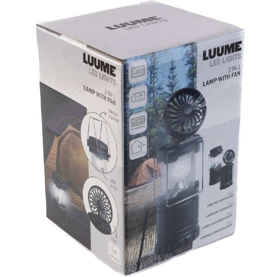 KAMPERSKA LAMPA SA VENTILATOROM LUUME