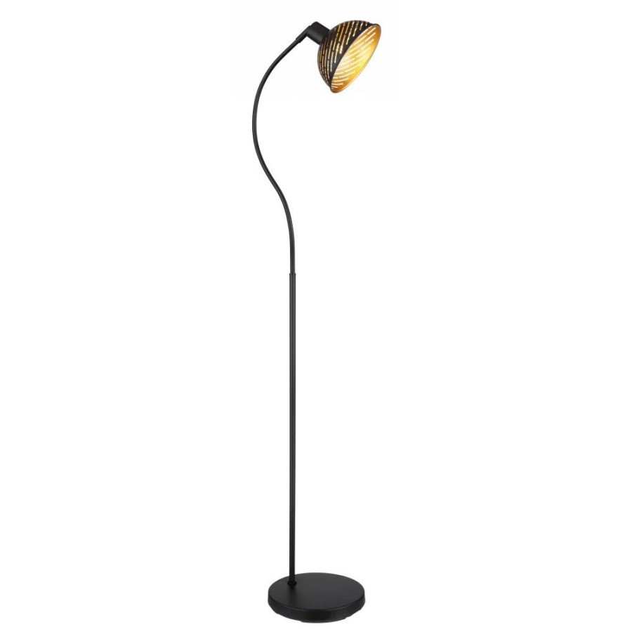 PODNA LAMPA LENNA METAL  40W CRNA