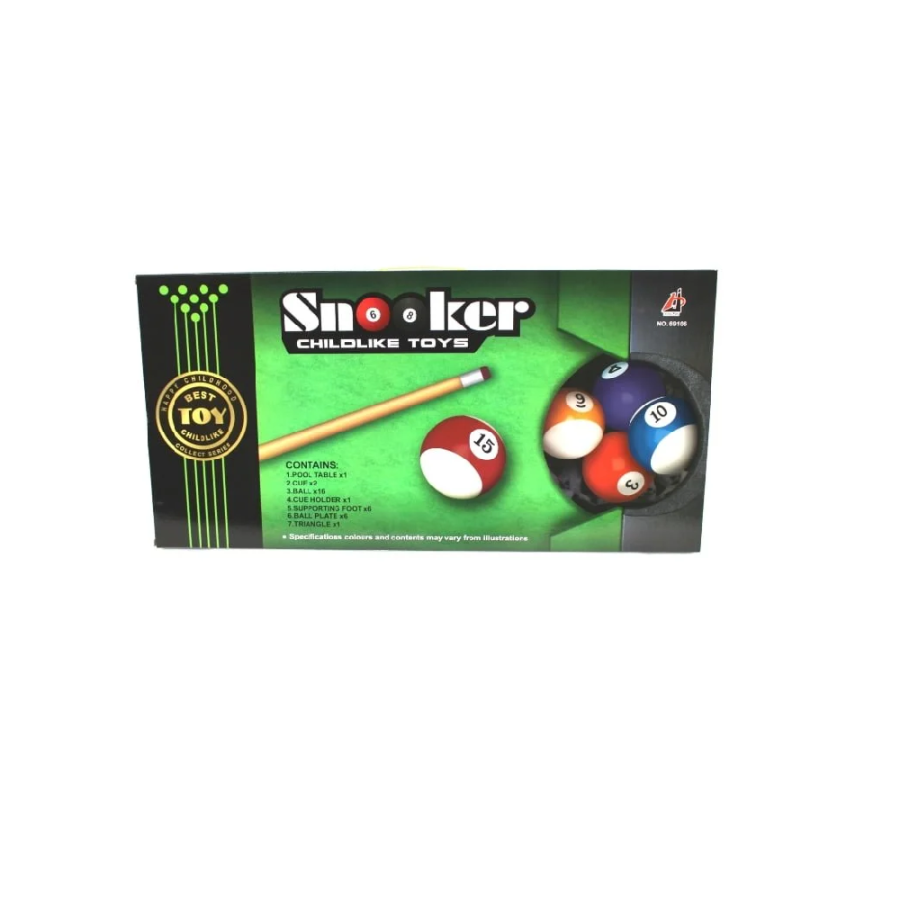 IGRAČKA BILIJAR STOLNI SNOOKER CHILDLIKE TOYS