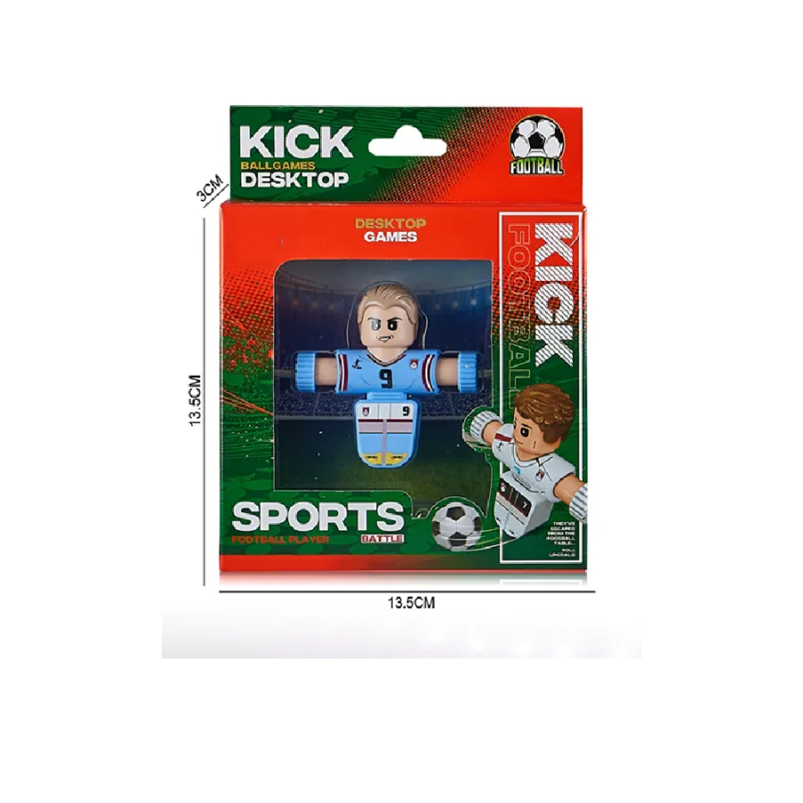 IGRAČKA FIGURA I LOPTA U SETU KICK FOOTBALL