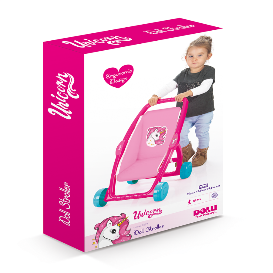 IGRAČKA KOLICA ZA LUTKU PINK