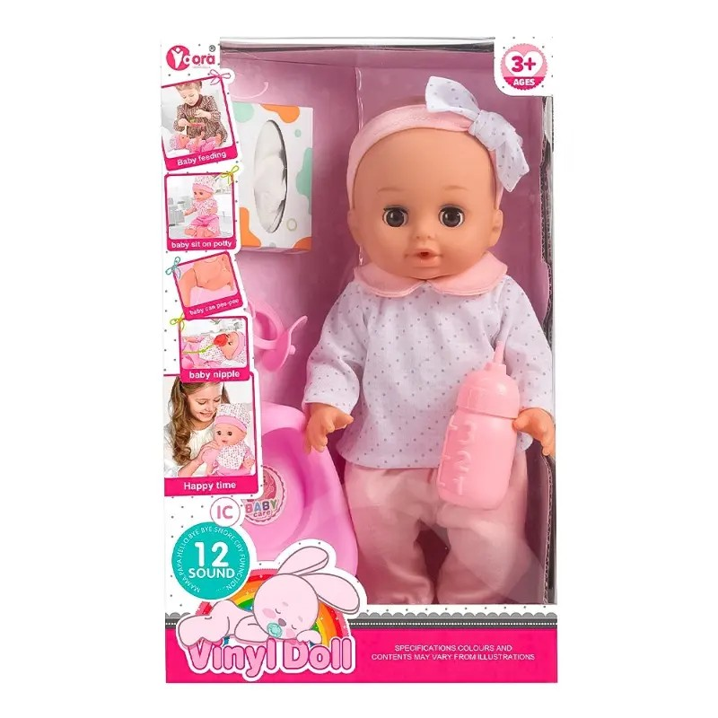 IGRAČKA LUTKA SA DODACIMA VINYL DOLL BATT