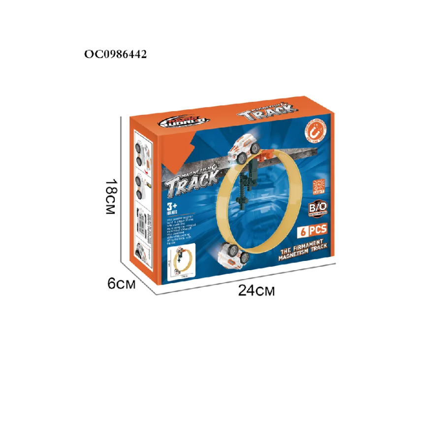 IGRAČKA PISTA ZA AUTIĆE CIRCLE MAGNETIC TRACK LIGHT