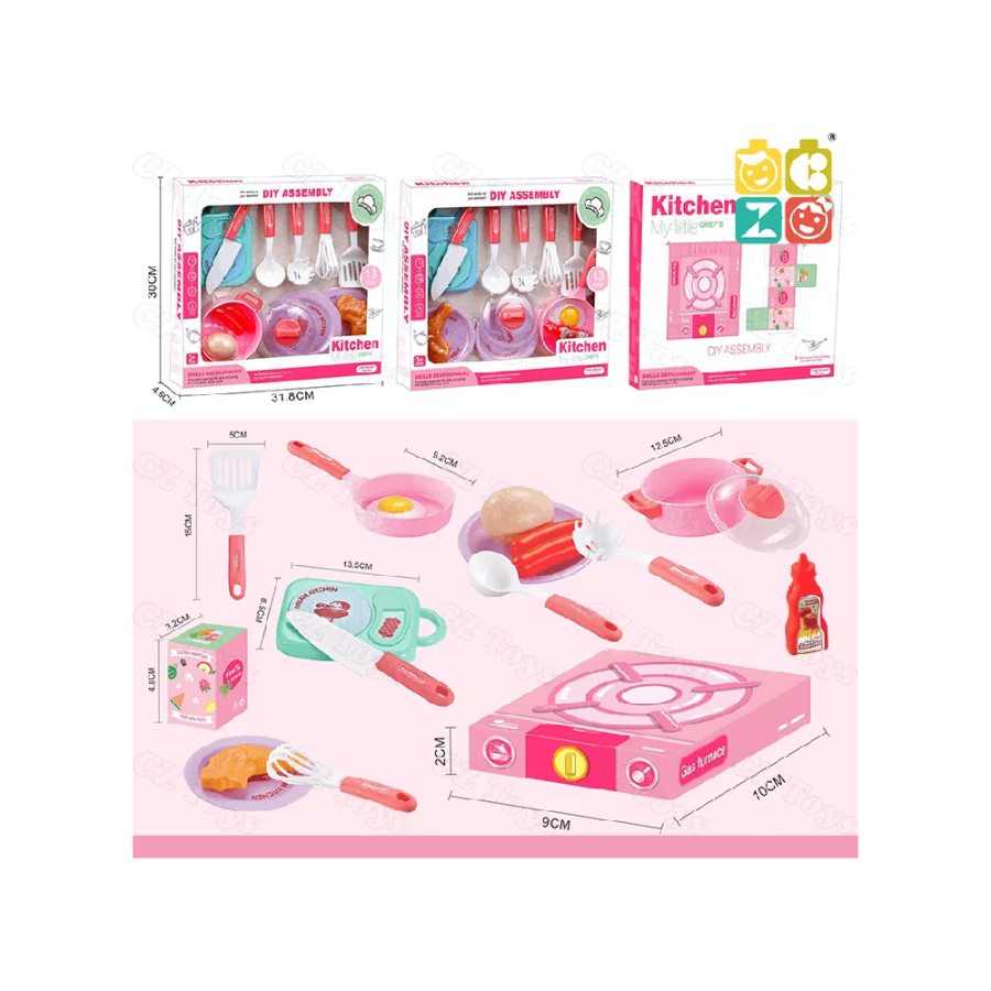 IGRAČKA POSUĐE I NAMIRNICE U SETU 13PCS EGG MY LITTLE KITCHEN