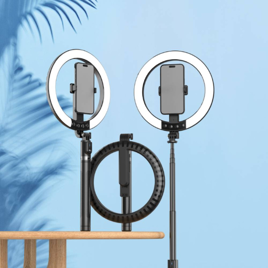 GIGATECH NOSAČ ZA MOBITEL TRIPOD SA SELFIE RING