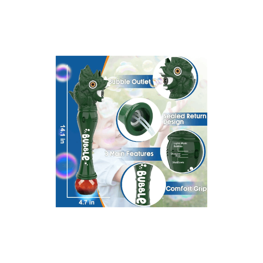 IGRAČKA PUHALICA DINOSAURUS  BUBBLE DINO