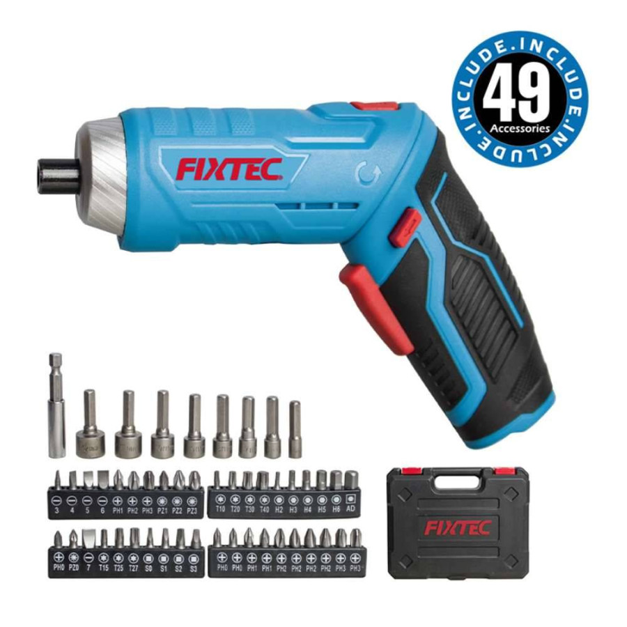 FIXTEC AKU ODVIJAČ 4V 1500 MAH + SET NASTAVAKA