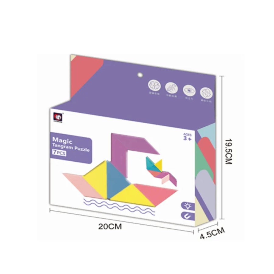 SLAGALICA MAGIC TANGRAM PUZZLE 7PCS
