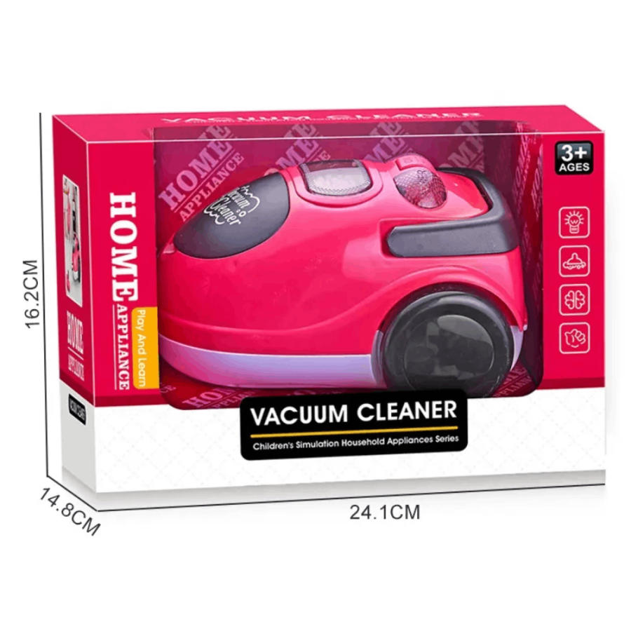 IGRAČKA USISIVAČ VACUUM CLEANER RED BATT