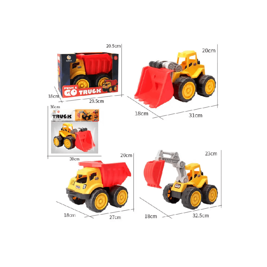 IGRAČKA VOZILO ENGINEER PUSH&GO DAISHIN TOYS