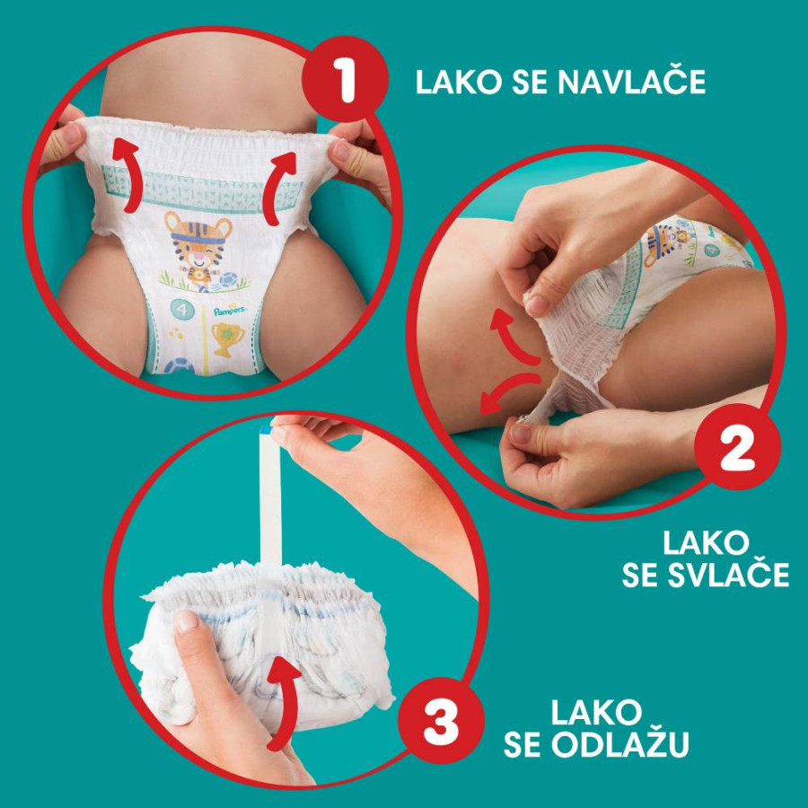 PAMPERS PELENE-GAĆICE 5 152KOM  MSB JUNIOR 12-17KG