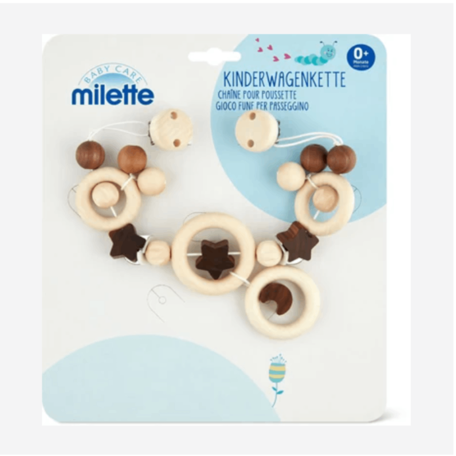 ZVEČKA  CAR CHAIN WOOD MILETTE