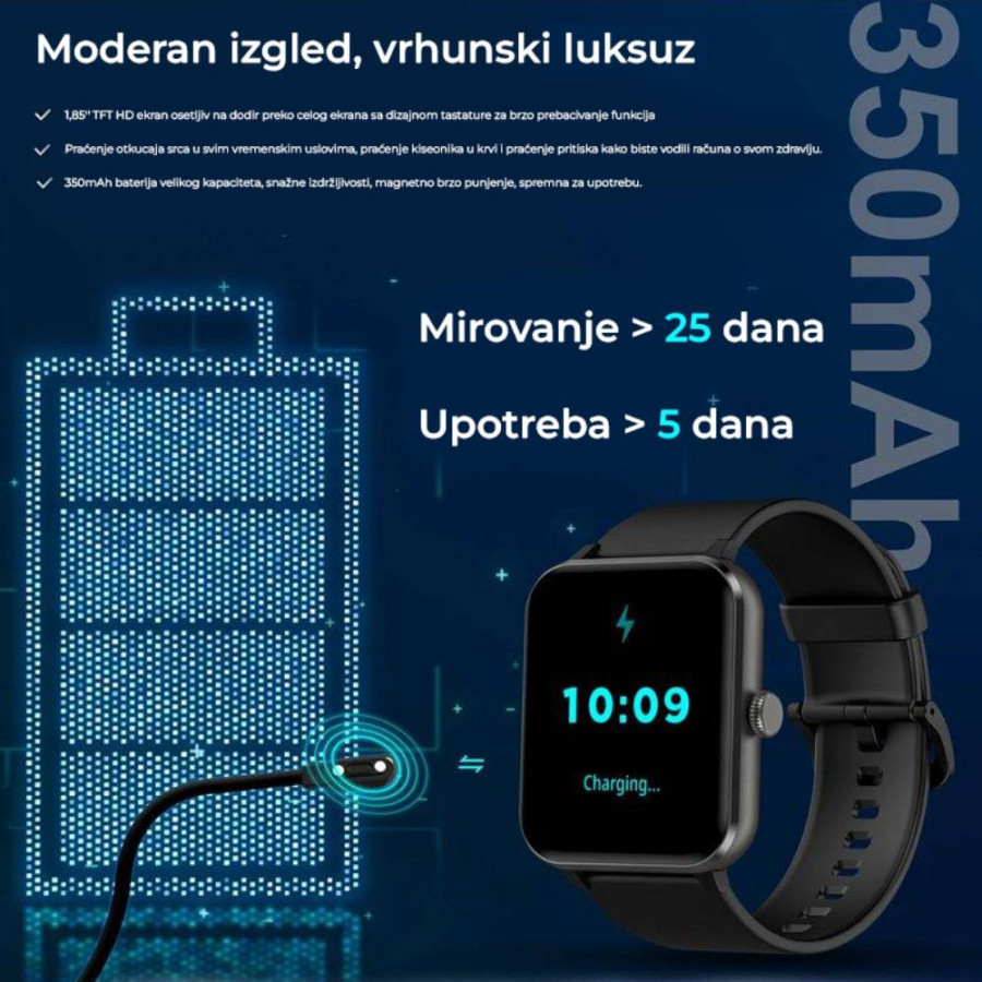 BLACKVIEW PAMETNI SAT R50 CRNI 57502
