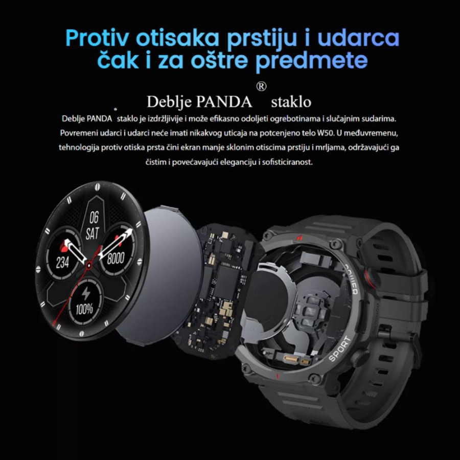 BLACKVIEW PAMETNI SAT W50 BLACK 57959