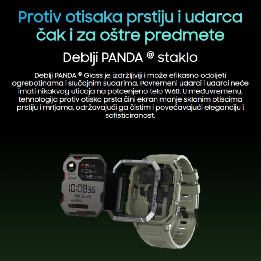 BLACKVIEW PAMETNI SAT W60 GREEN 57960