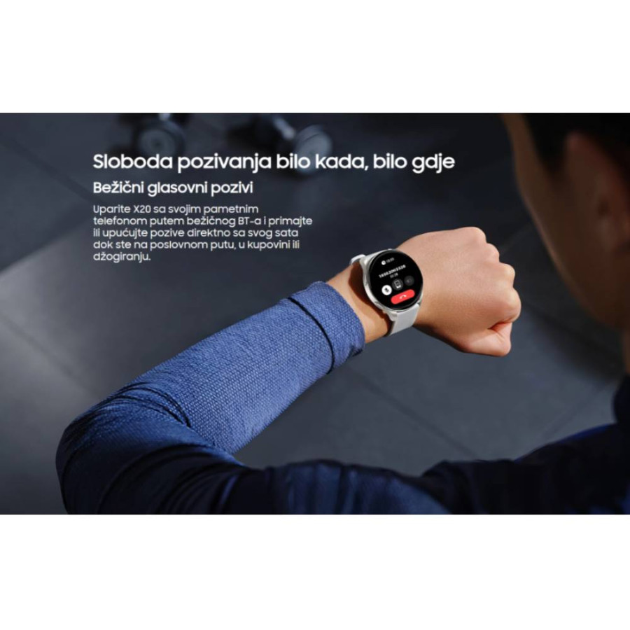 BLACKVIEW PAMETNI SAT X20 SILVER 57963