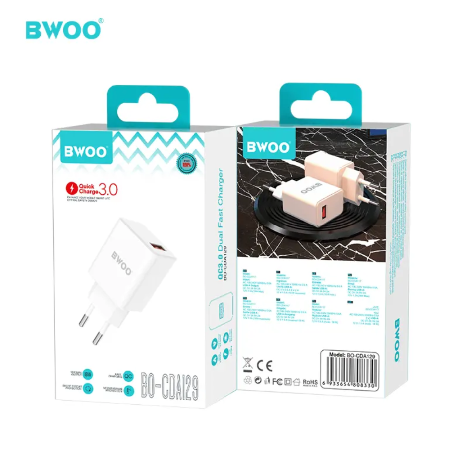 BWOO PUNJAČ ZA MOBITEL BO-CDA129
