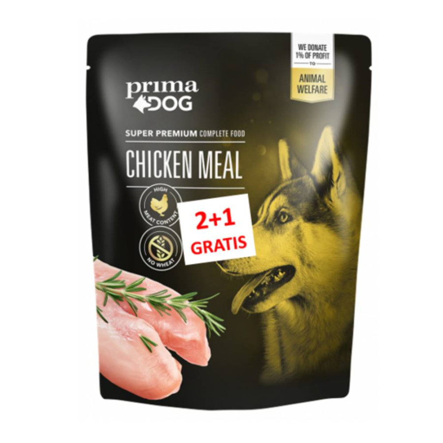PRIMA DOG HRANA ZA PSE 2X260G+1KOM GRATIS