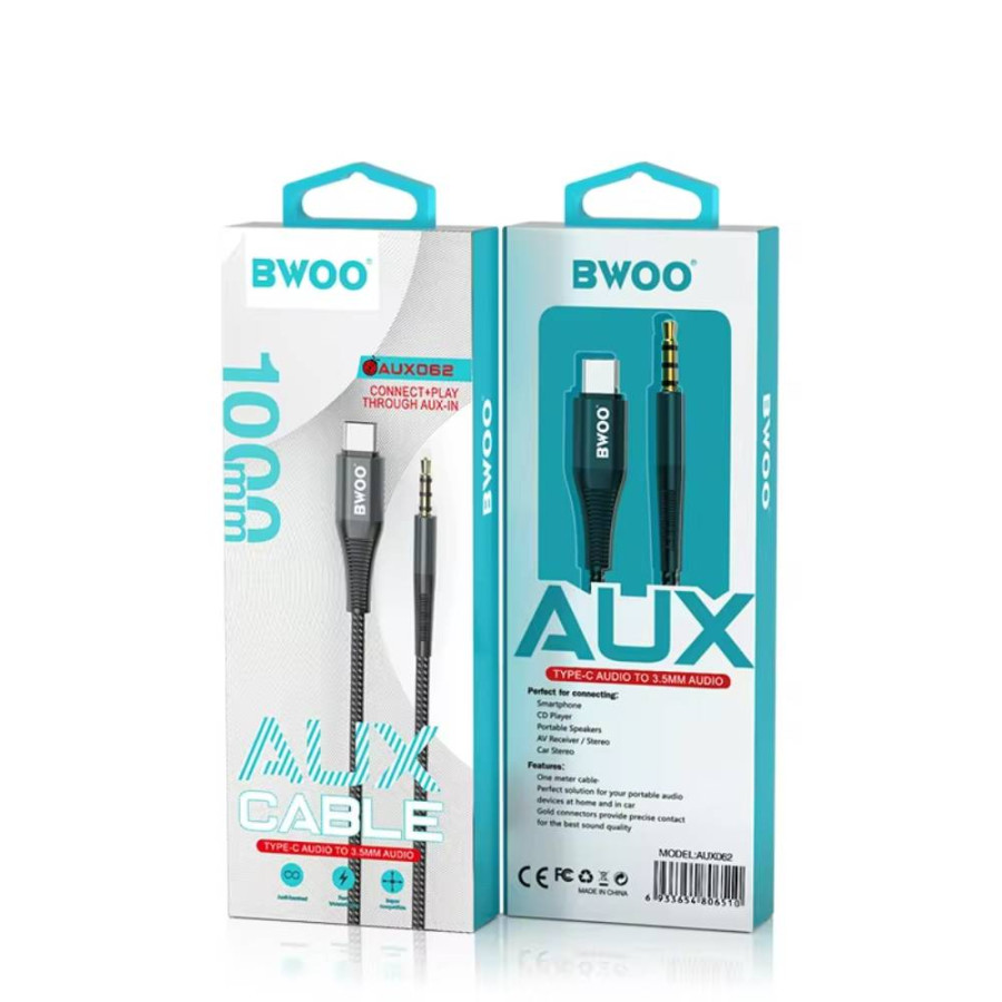 BWOO KABAL AUX-TYPE-C 1M BO-AUX062