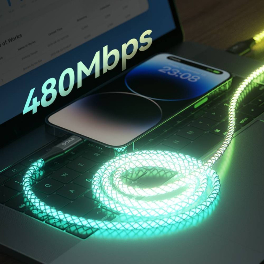 BWOO KABAL ZA MOBITEL IPHONE 1M X277L RGB 3.0 A