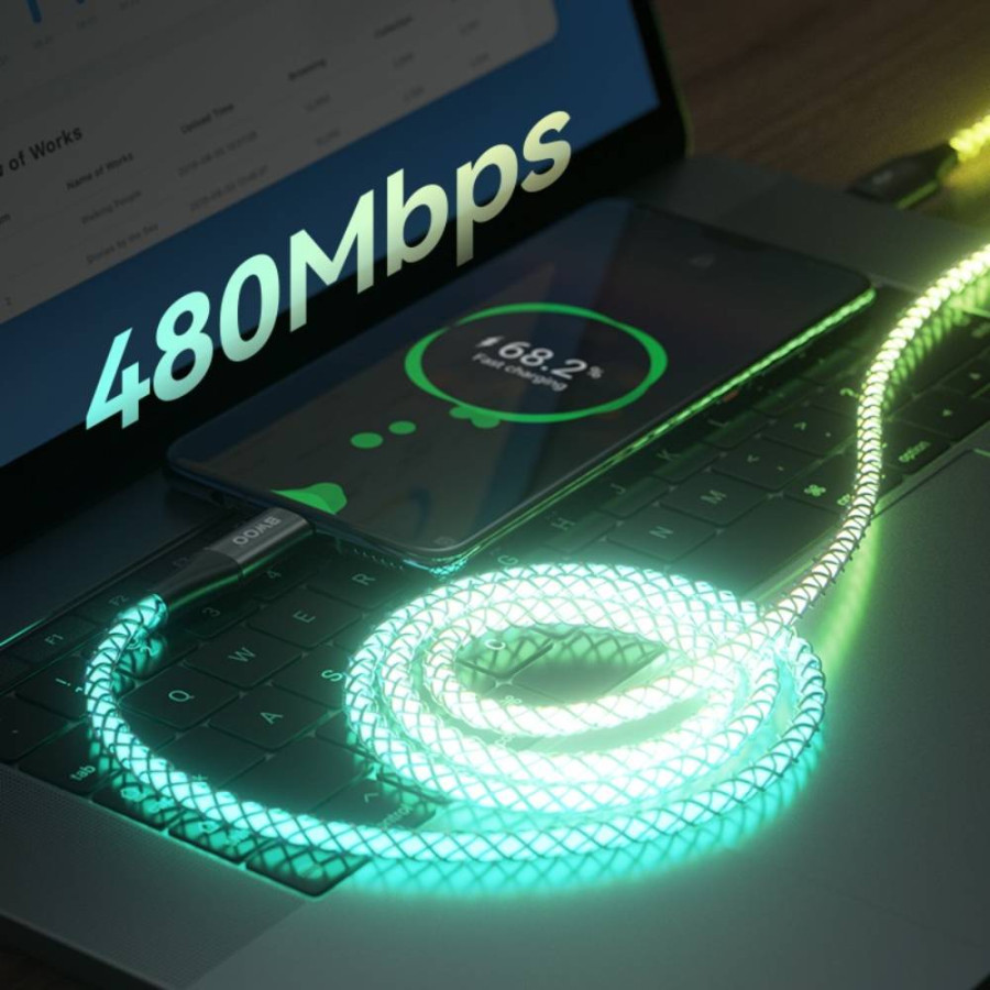 BWOO KABAL ZA MOBITEL TYPE C 1M X277C RGB 3.0 A