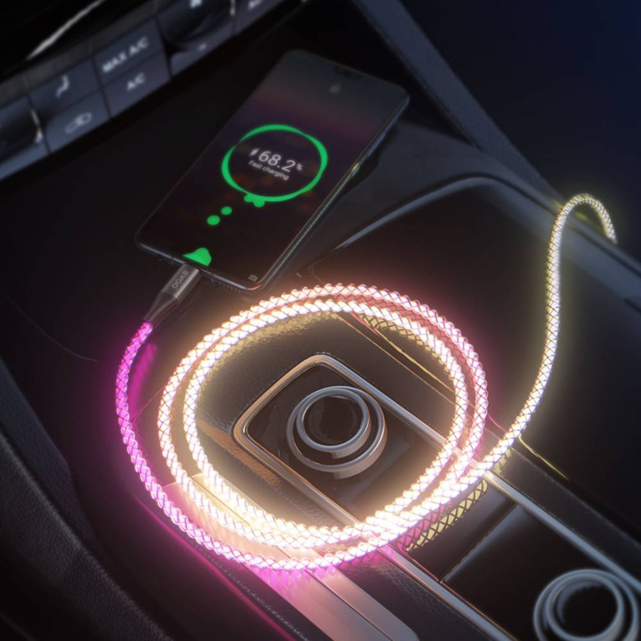 BWOO KABAL ZA MOBITEL TYPE C NA TYPE C 1M X278 RGB 65W