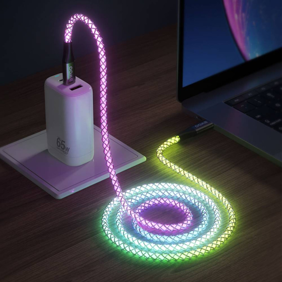 BWOO KABAL ZA MOBITEL TYPE C NA TYPE C 1M X278 RGB 65W