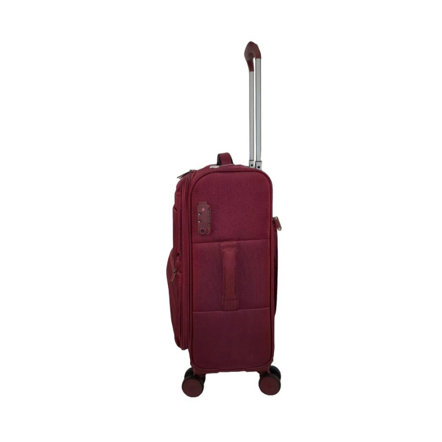 KOFER SREDNJI PLATNO BORDO 62X44X22