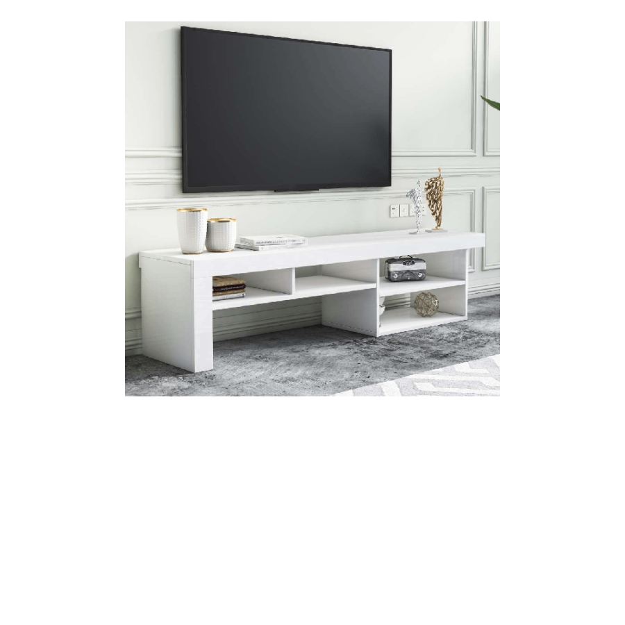 KOMODA ZA TV REETA 162X40X38CM BIJELA VISOKI SJAJ
