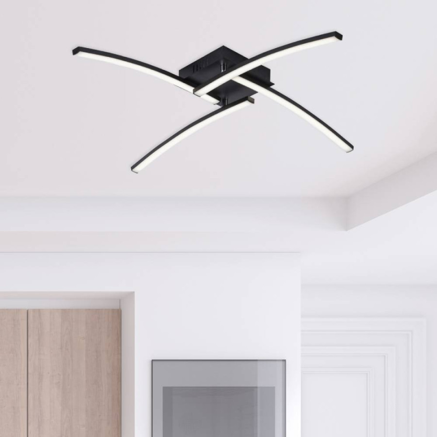 PLAFONJERA LED CRNI