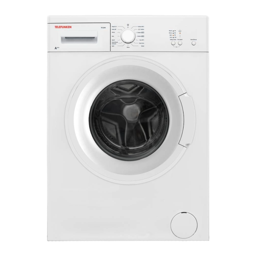 TELEFUNKEN MAŠINA ZA VEŠ 1000 O/MIN 6KG TF1044