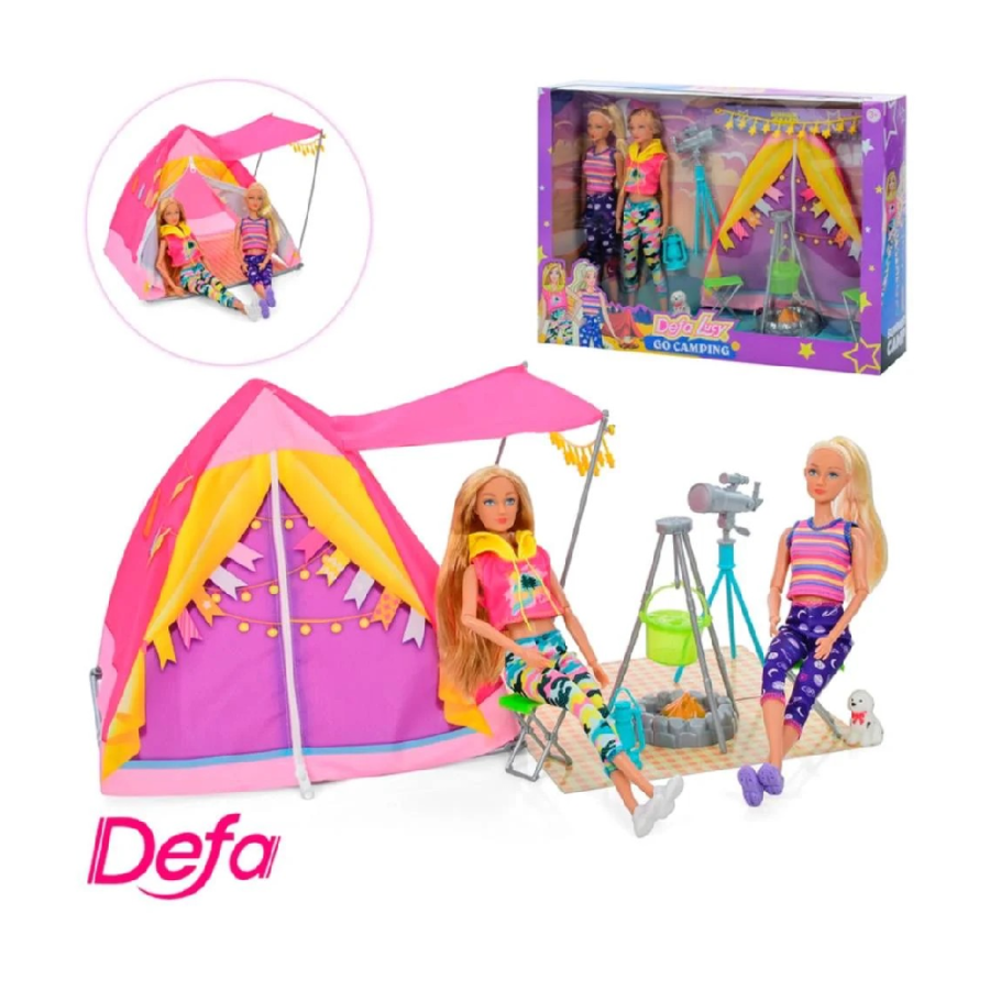 IGRAČKA LUTKA 2/1 SA DODACIMA CAMPING