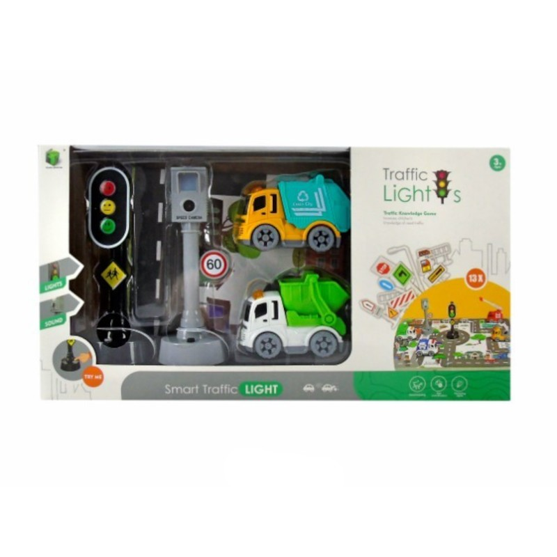 IGRAČKA KAMION 2/1 SA DODACIMA SMART TRAFFIC LIGHT