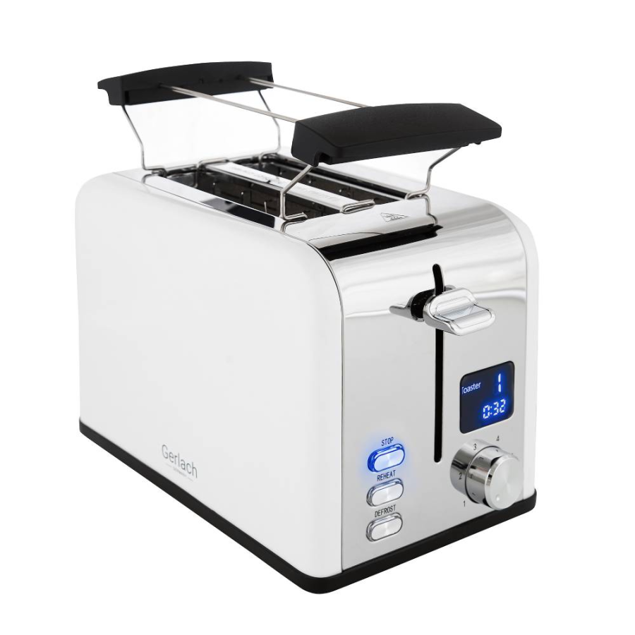 GERLACH TOSTER 1000W GL 3221 B-C-W LCD DISPLAY