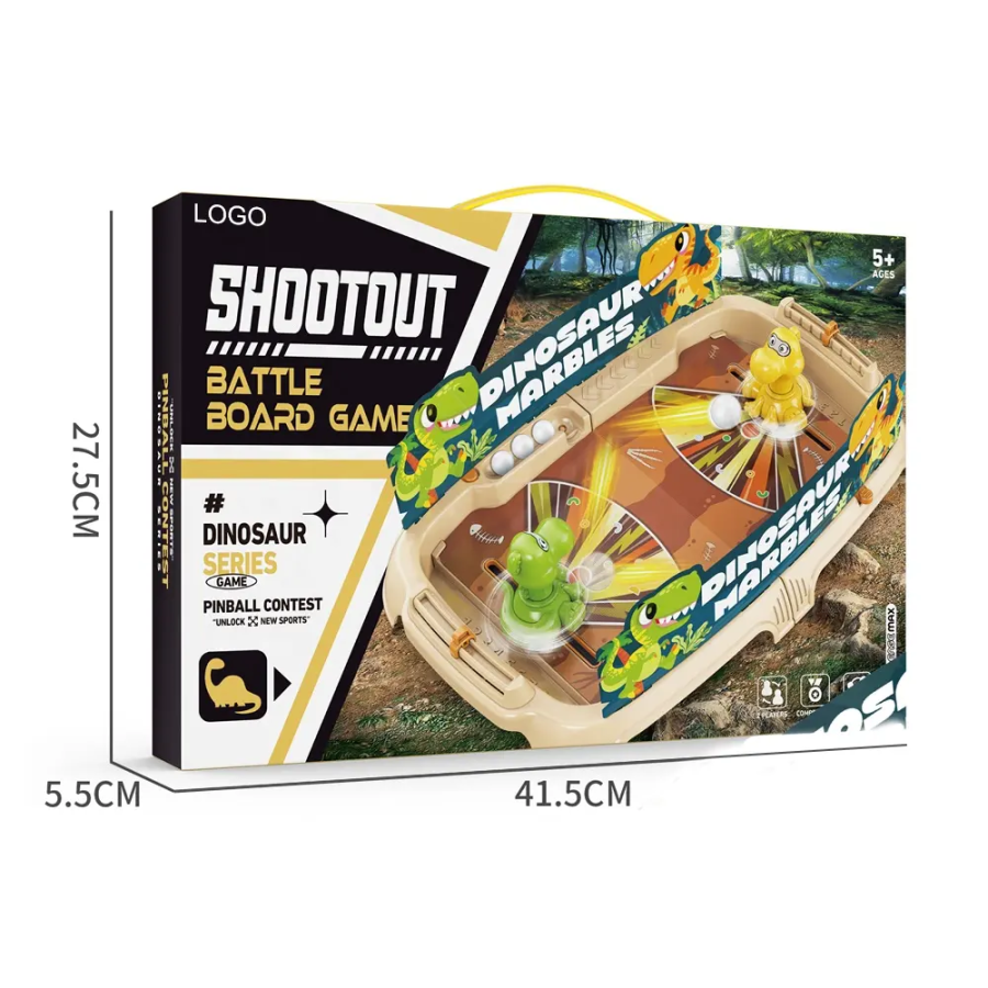 DRUŠTVENA IGRA SHOOTOUT DINOSAUR MARBELS