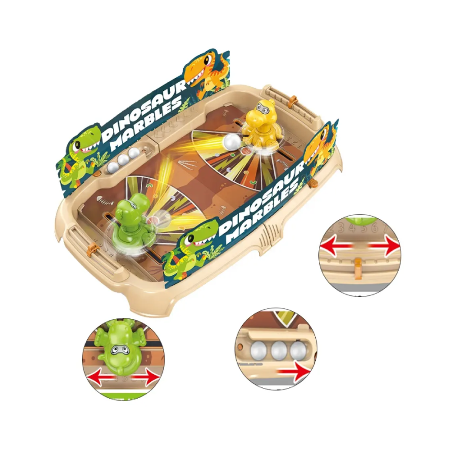 DRUŠTVENA IGRA SHOOTOUT DINOSAUR MARBELS