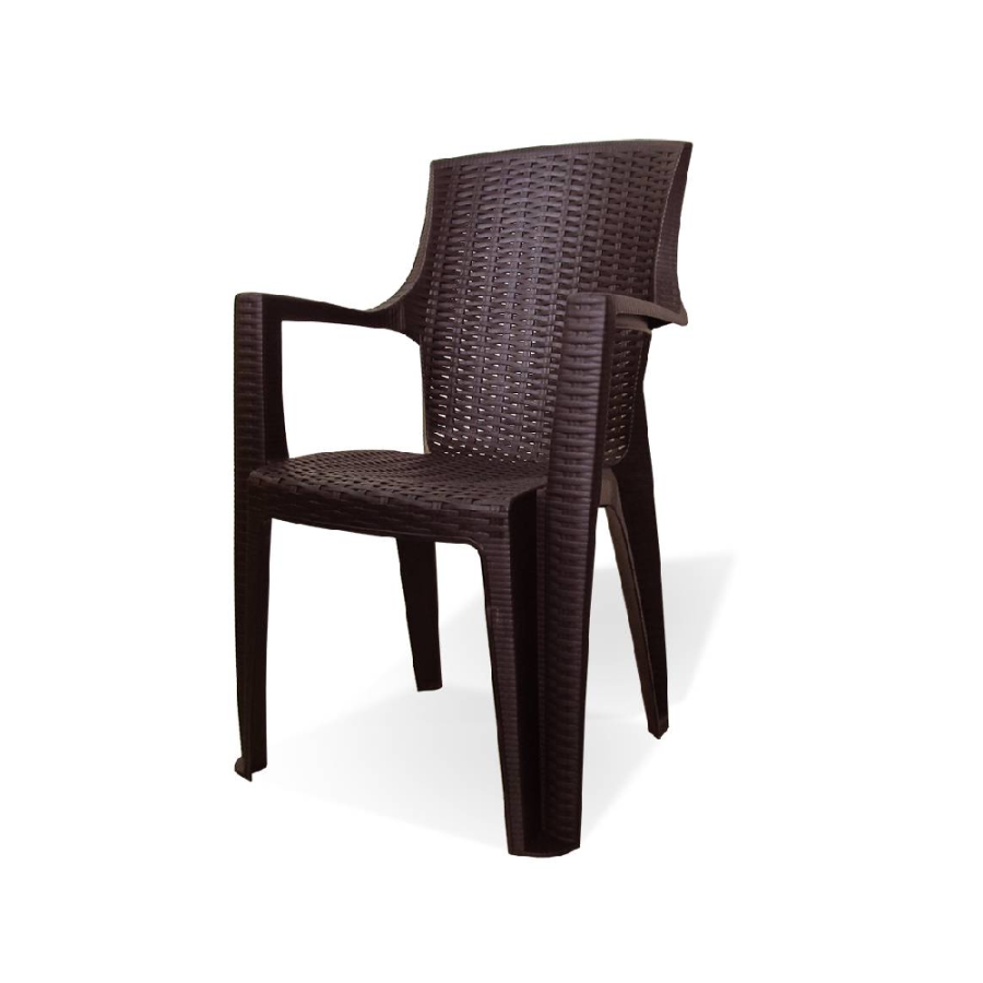 STOLICA ZA VRT 60X60X92,5CM SMEĐA RATTAN AMELIA