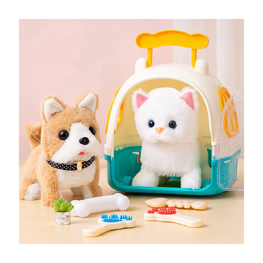 IGRAČKA PLIŠANI LJUBIMAC U RUKSAKU DOCTOR PET CARE