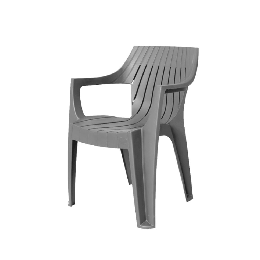 STOLICA ZA VRT 56X50X83CM SIVA MODENA 25-1 1627