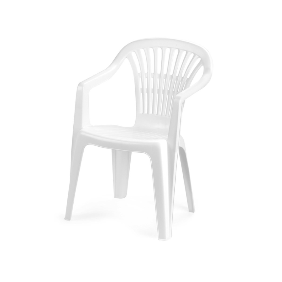 STOLICA ZA VRT 54X53X80CM BIJELA SCILLA 45-1