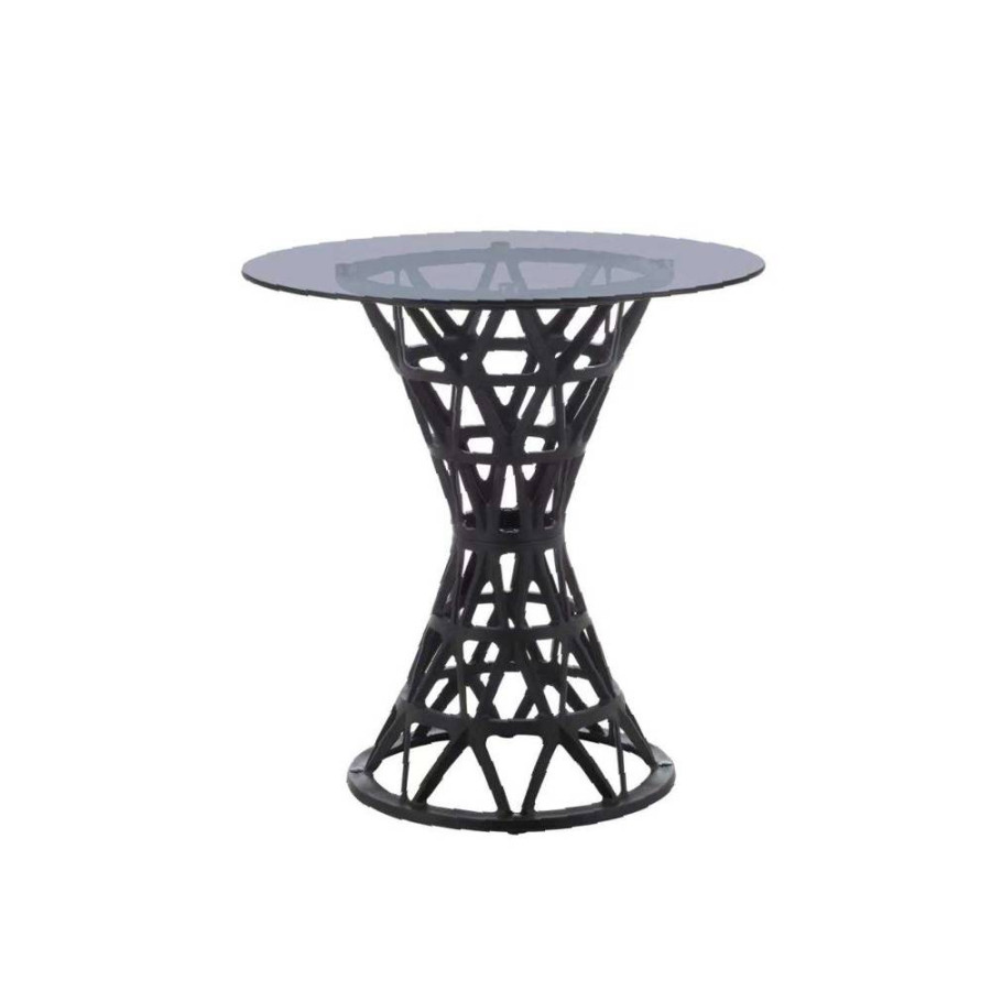 STO ZA VRT FI70X72CM SA STAKLOM CRNI BRANCH 2-1 YH-616