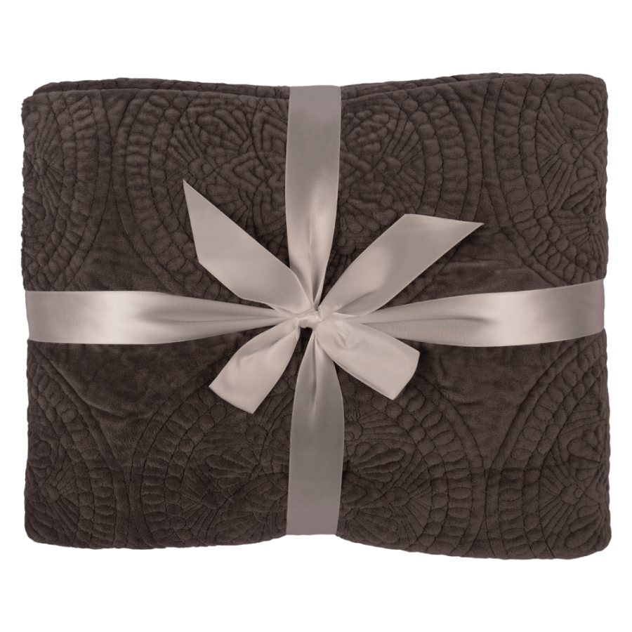 PREKRIVAČ ZA KREVET 200X220 DARK GREY