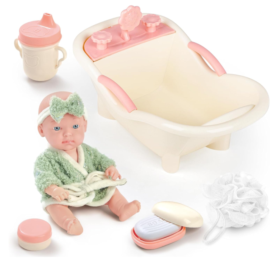 IGRAČKA LUTKA SA DODACIMA BATHTUB BATT