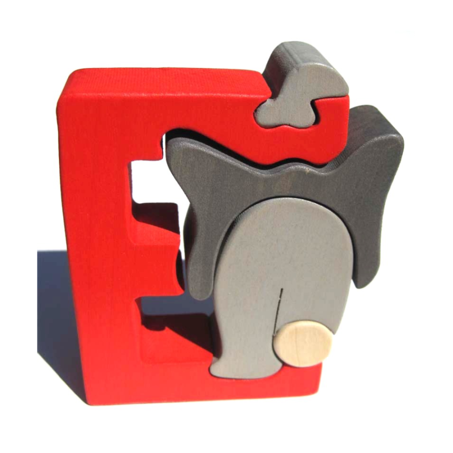 PUZZLE ALPHABET BLOCKS WOOD