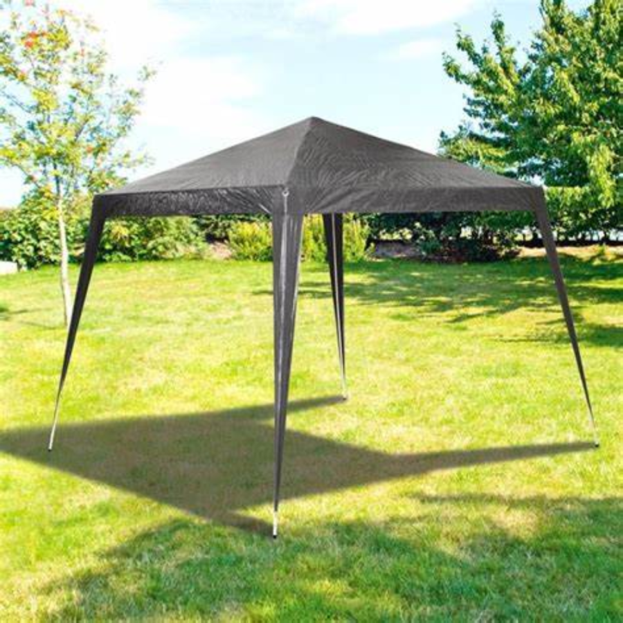 PVC SKLOPIVA TENDA ZA VRT 300X300X250CM ANTRACIT