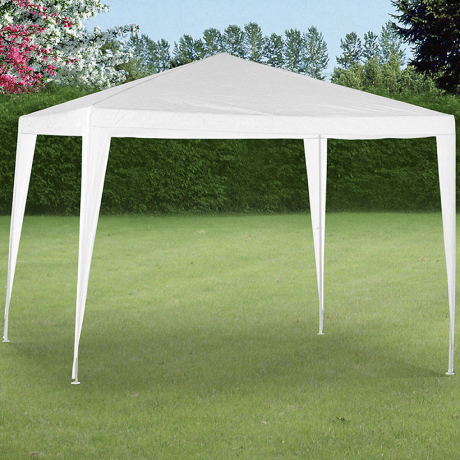 PVC SKLOPIVA TENDA ZA VRT 300X300X245 BIJELA